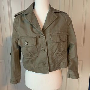 Anthropologie Hei Hei Olive Green Jacket
